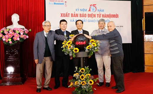 Báo Hànộimới điện tử kỉ niệm 15 năm thành lập và ra mắt giao diện mới
