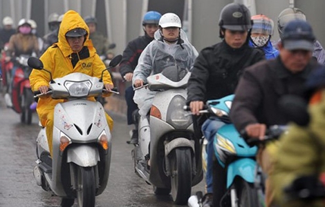 Hà Nội cuối tuần có mưa rét về đêm và sáng