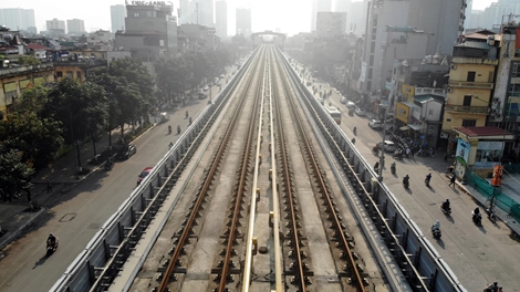 Toàn cảnh đường sắt Cát Linh - Hà Đông trước ngày khai thác thương mại