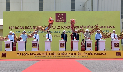 Lễ khánh thành giai đoạn II nhà máy Hoa Sen Nhơn Hội Bình Định