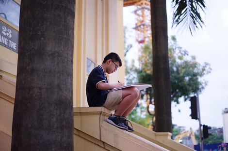 Đánh thức tình yêu Hà Nội bằng những nét vẽ