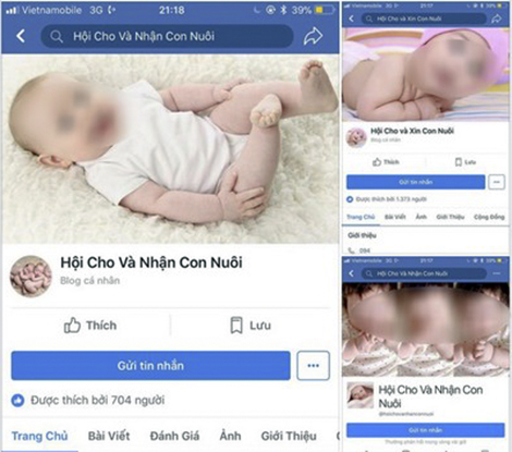 Xử lý thế nào với những nhóm cho - nhận con trên mạng xã hội?