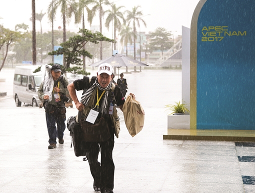 Kỷ niệm đáng nhớ lần tác nghiệp ở APEC Ðà Nẵng 2017