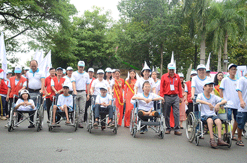 Đi bộ đồng hành vì nạn nhân chất độc da cam và người khuyết tật nghèo