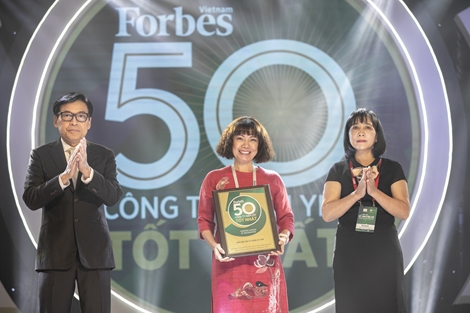 Forbes vinh danh Techcombank Top 50 công ty niêm yết tốt nhất Việt Nam