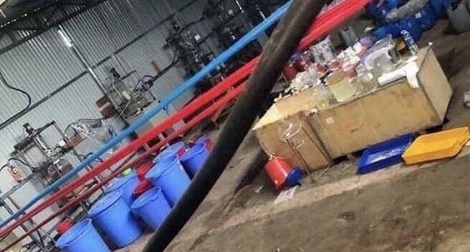 Triệt phá xưởng sản xuất ma tuý do người Trung Quốc điều hành