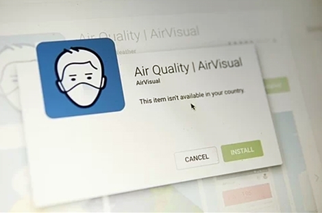 Ứng dụng AirVisual biến mất khỏi kho phần mềm của iOS lẫn Android