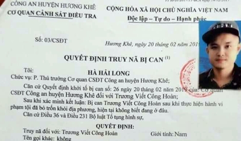 Đối tượng truy nã đặc biệt sa lưới khi đang lẩn trốn tại Hà Nội