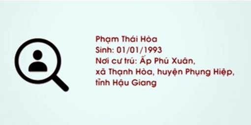 Thông báo truy tìm người bị tố cáo chiếm đoạt tài sản