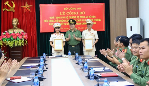 Cục Pháp chế và cải cách hành chính, tư pháp có tân nữ Phó Cục trưởng