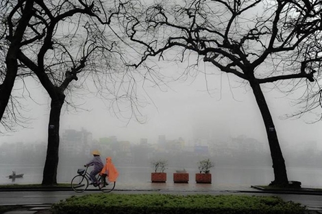 Đầu tuần, Bắc bộ có sương mù nhẹ và rét, Nam bộ nắng to