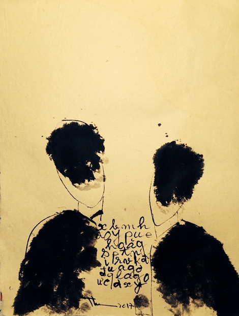 Trong khu vườn cuối ngày đông