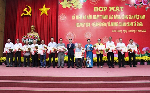 Kiên Giang họp mặt kỷ niệm 90 năm Ngày thành lập Đảng Cộng sản Việt Nam