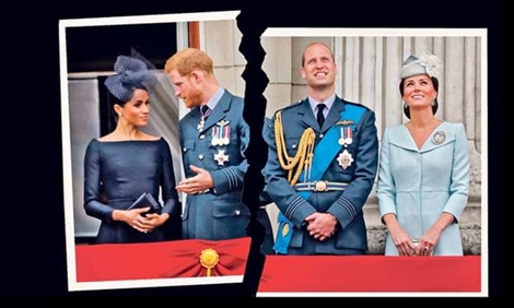 Cuộc khủng hoảng và chia rẽ trong Hoàng gia Anh