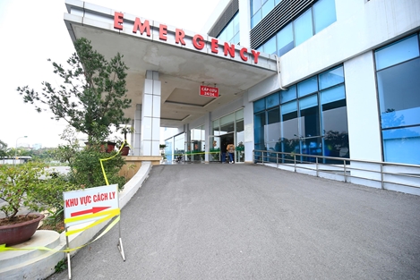 Cận cảnh khu vực cách ly bệnh nhân liên quan đến virus Corona