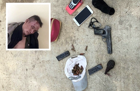 Bắt đối tượng cầm súng và lưu đạn khi đang lẩn trốn tại Đồng Nai