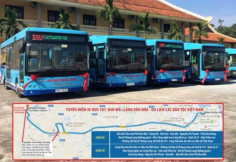 Hà Nội mở rộng tuyến buýt 107 tới Khu đô thị Splendora – Bắc An Khánh