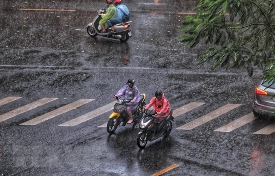 Không khí lạnh về, Bắc Bộ mưa giông, trời rét