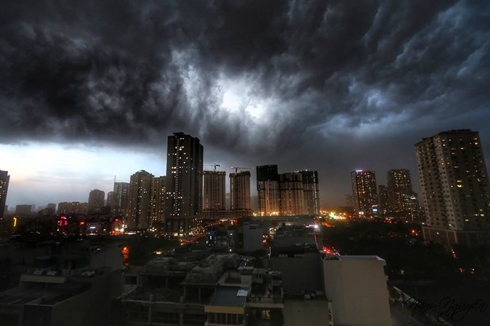 Cảnh báo không khí lạnh kèm mưa giông, lốc, sét, mưa đá ở Bắc Bộ