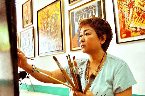 Vẽ mang lại cho tôi hạnh phúc hơn bất cứ cuộc chơi nào