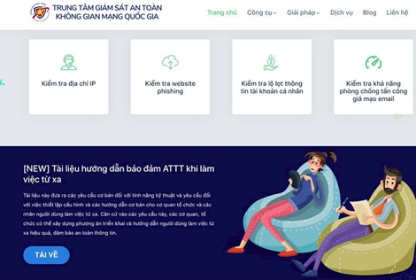 Ra mắt website hỗ trợ đảm bảo an toàn thông tin khi làm việc từ xa