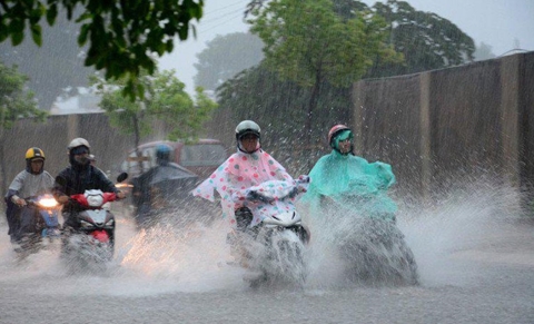 Bắc Bộ nhiều nơi mưa to, đề phòng mưa đá