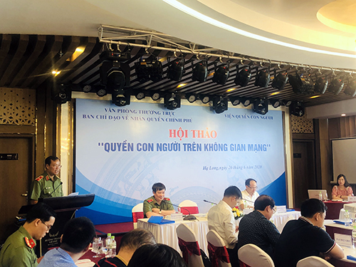 Hội thảo về quyền con người trên không gian mạng