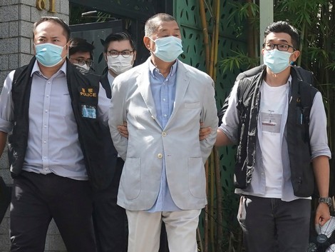 Lùm xùm quanh chuyện ông trùm truyền thông Hồng Kông Jimmy Lai bị bắt