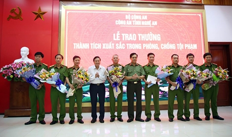 Biểu dương những thành tích xuất sắc của Công an Nghệ An