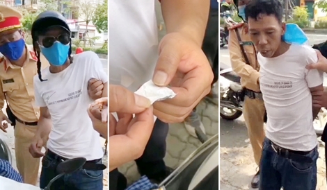 Con nghiện 'gào thét' tại chốt 141 hòng phi tang ma túy
