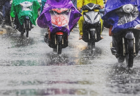 Bắc bộ mưa giông, vùng núi có nơi mưa rất to