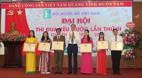 Thi đua yêu nước là động lực khơi gợi tinh thần lạc quan trong cộng đồng người khiếm thị