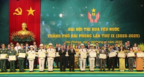 Hải Phòng biểu dương 500 tập thể, cá nhân trong phong trào thi đua yêu nước