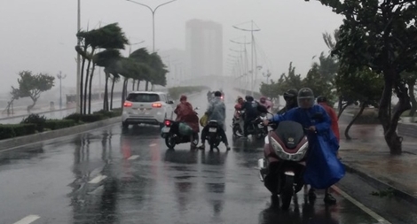 Bão số 12 đổ bộ vào Bình Định - Ninh Thuận gây mưa lớn