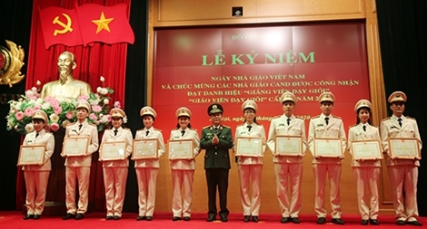 Phát triển đội ngũ nhà giáo CAND giỏi về chuyên môn nghiệp vụ, tâm huyết, sáng tạo