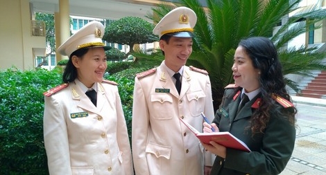 Chuyện nghề của hai nhà giáo trẻ Công an tiêu biểu