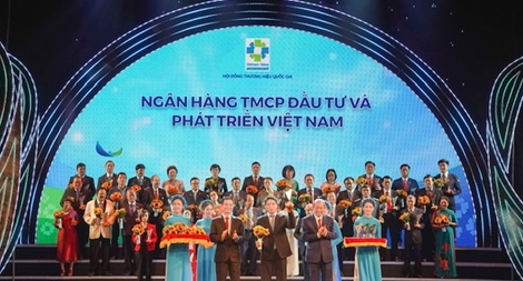 BIDV lần thứ 6 đạt danh hiệu Thương hiệu Quốc gia