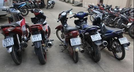 Tìm chủ sở hữu xe máy Exciter tang vật vụ trộm ở Long Biên