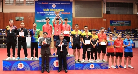 Bế mạc Giải bóng bàn tranh Cúp Báo Hànộimới lần thứ VIII