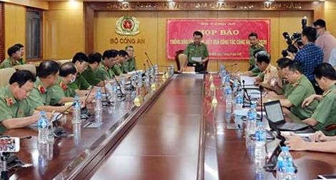 Họp báo tình hình, kết quả công tác công an năm 2020, nhiệm vụ năm 2021