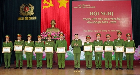 Công an Cao Bằng tổng kết các chuyên án ma túy, giai đoạn 2019-2020.
