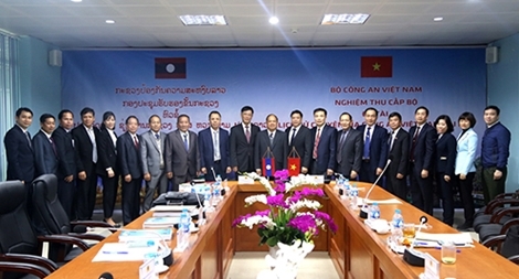 Nghiệm thu cấp bộ đề tài lịch sử chuyên gia công an Việt Nam tại Lào