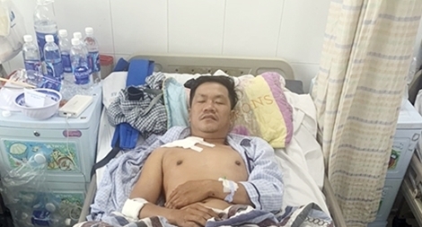 Một “hiệp sỹ” quả cảm truy bắt tội phạm bị thương nặng