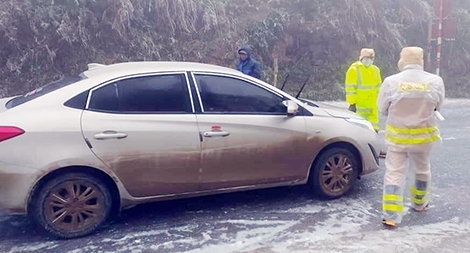 Cấm 1 số tuyến đường miền núi do nguy hiểm trơn trượt