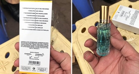 Cảnh sát 141 bắt lô nước hoa giả nhãn hiệu nổi tiếng