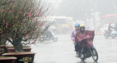 Miền Bắc mưa rét, Hà Nội xuống 12 độ C