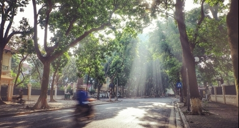 Hà Nội sáng sớm có sương mù, trưa chiều trời nắng