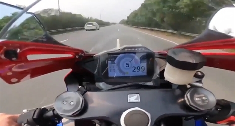  Đã xác định được xe máy chạy gần 300km/h trên Đại lộ Thăng Long