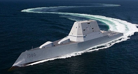 Siêu tàu tàng hình của Mỹ chịu được sóng cao tới 6m