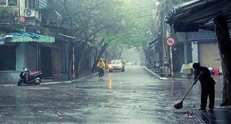 Miền Bắc mưa phùn, trời nồm ẩm